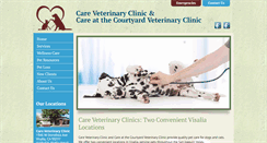 Desktop Screenshot of carevetclinic.com
