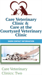 Mobile Screenshot of carevetclinic.com